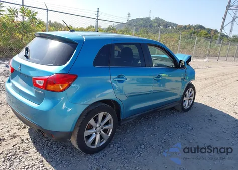 2014 Mitsubishi Outlander Sport Se из США, поврежденный, VIN 4A4AR4AU6EE006357